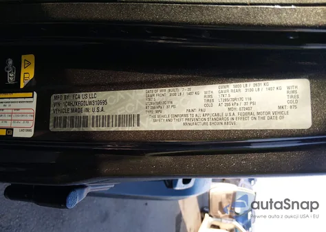 2020 Jeep Wrangler Unlimited Rubicon 4X4 из США, поврежденный, VIN 1C4HJXFG0LW310695